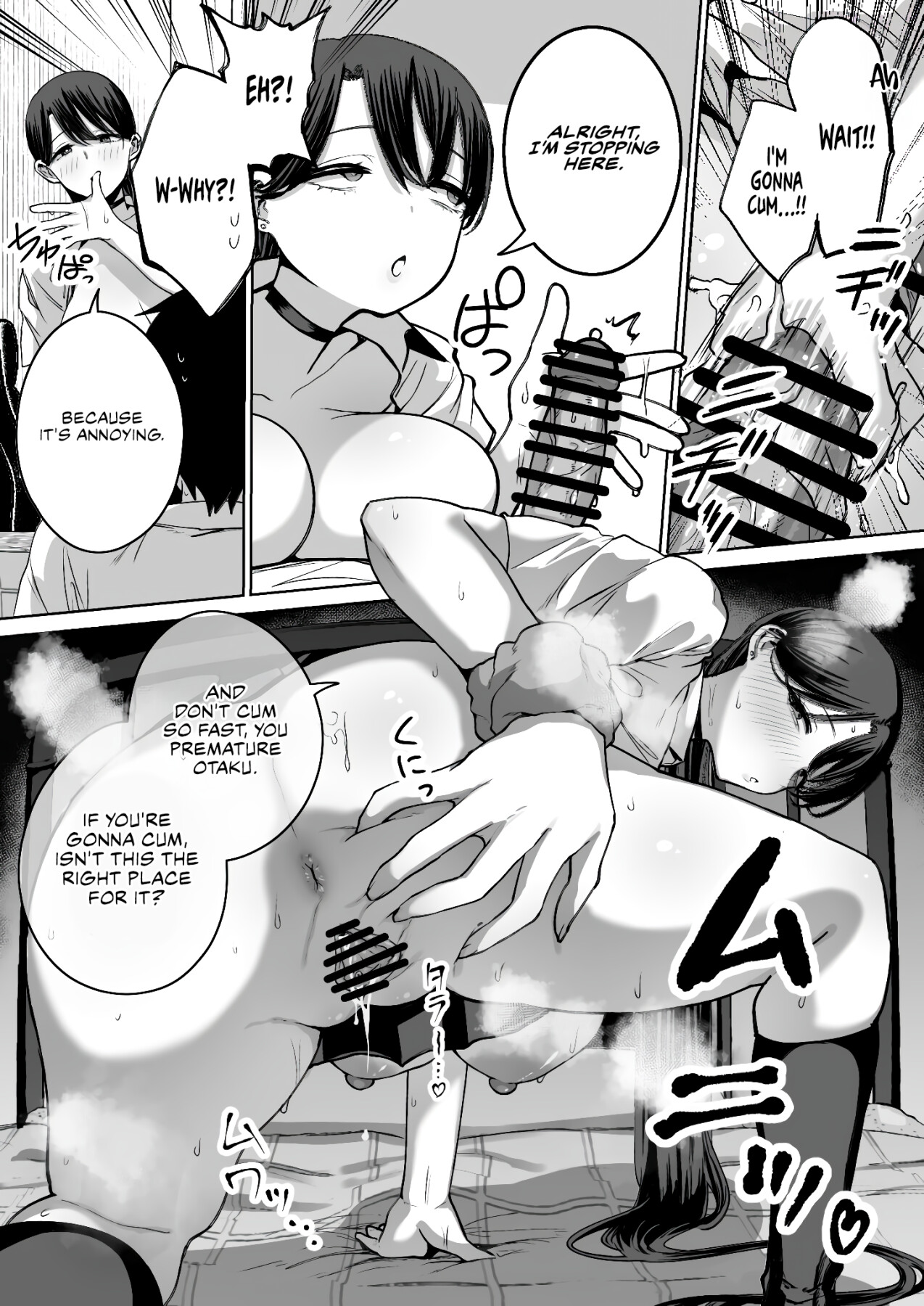 Hentai Manga Comic-A kind, easy-going, slutty gyaru who even lets an otaku like me cum inside her-Read-35